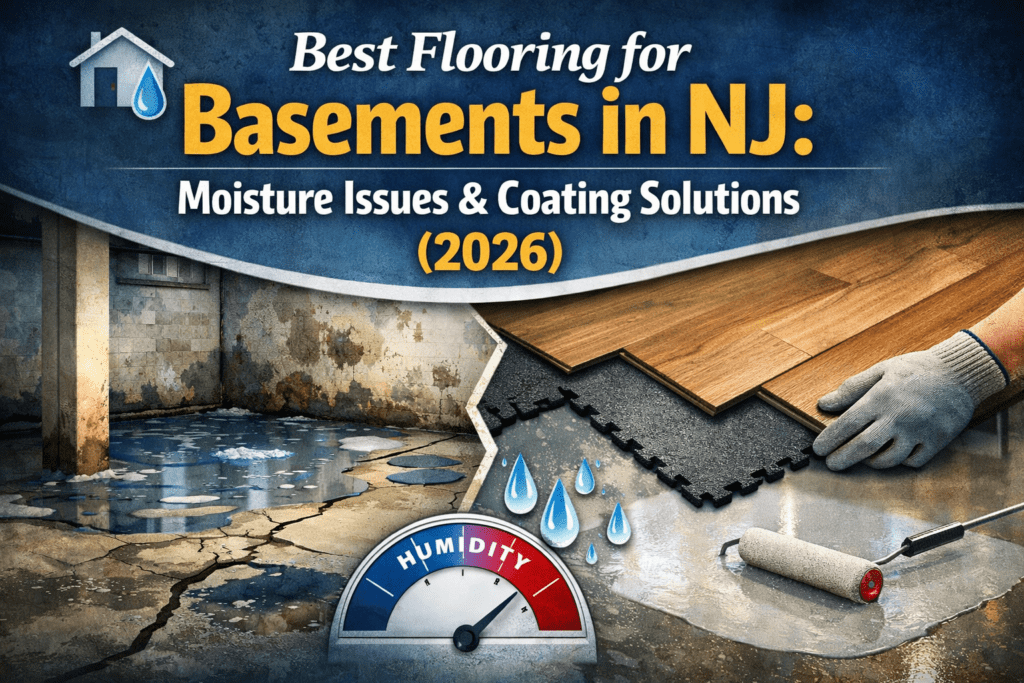 Best Flooring for Basements in NJ: Moisture Issues & Coating Solutions (2026)